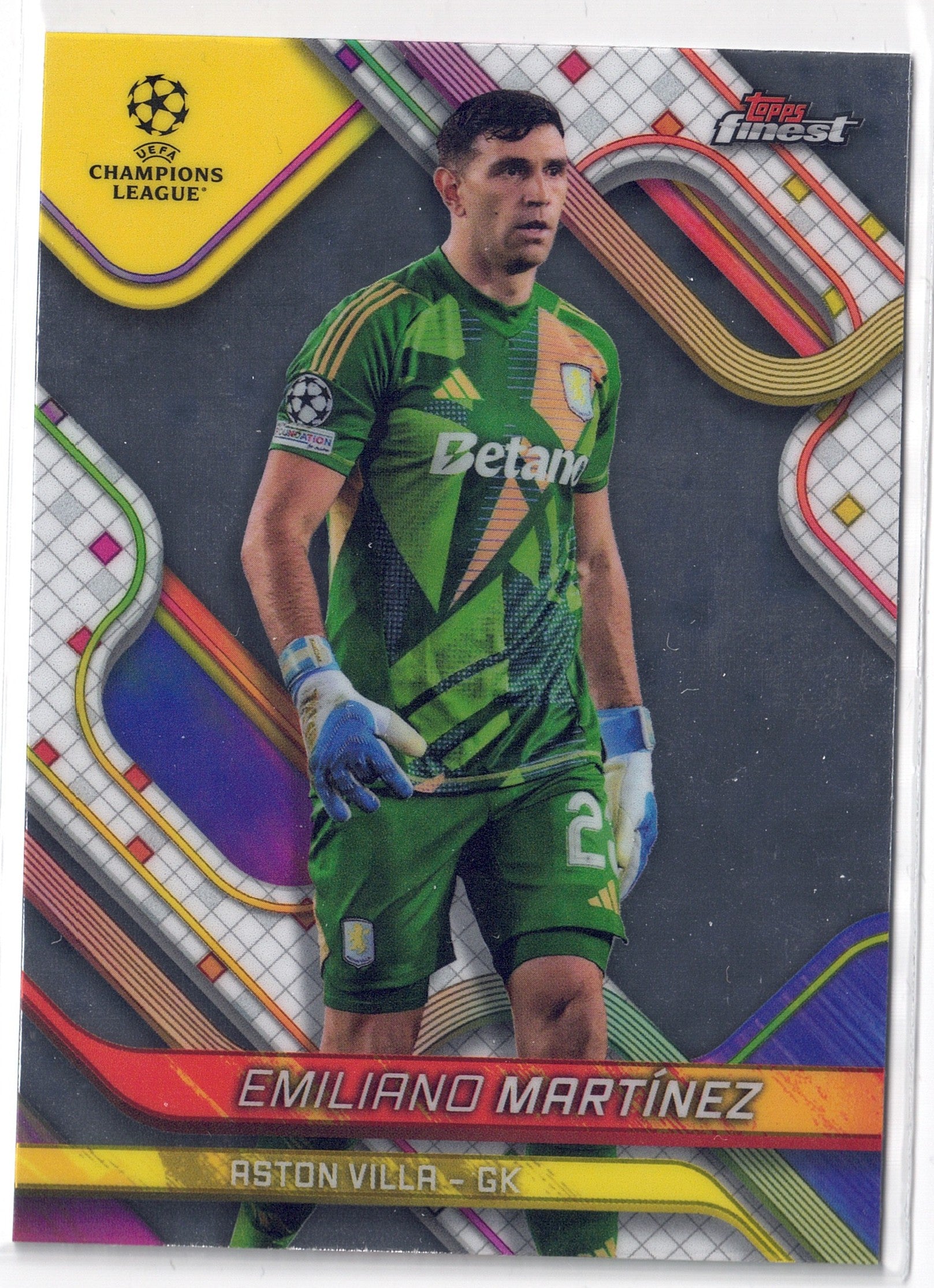 2024-25 Topps Finest #110 Emiliano Martinez