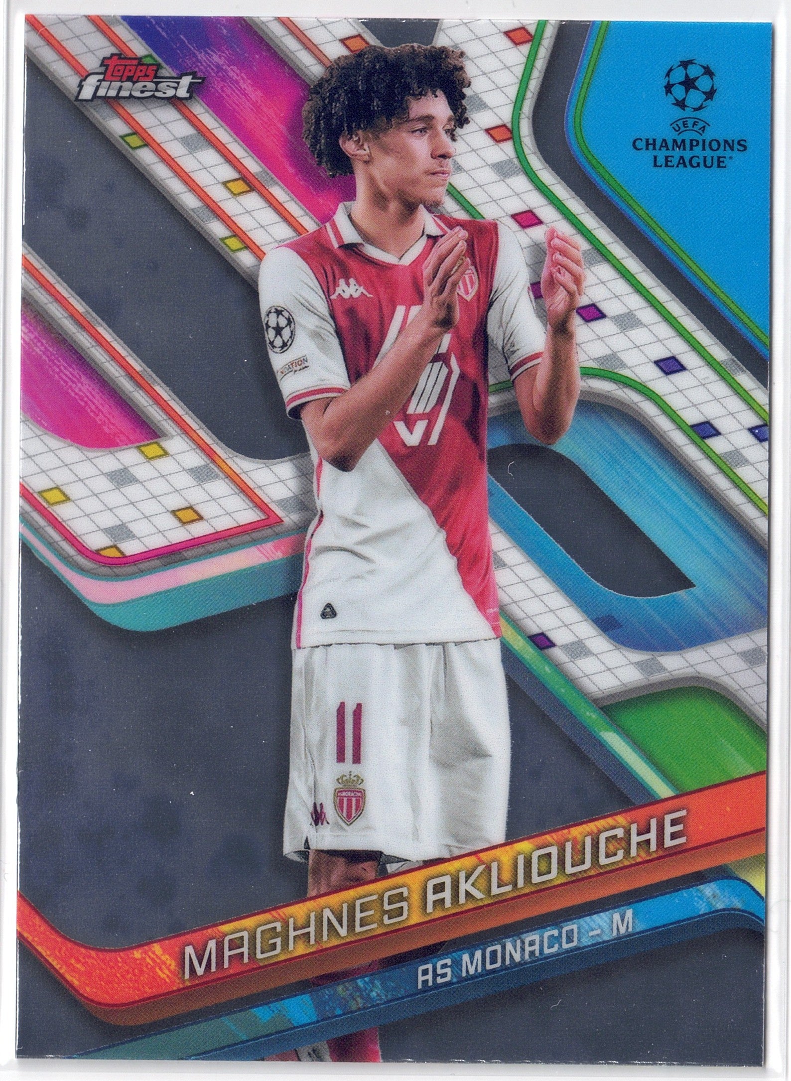 2024-25 Topps Finest #115 Maghnes Akliouche