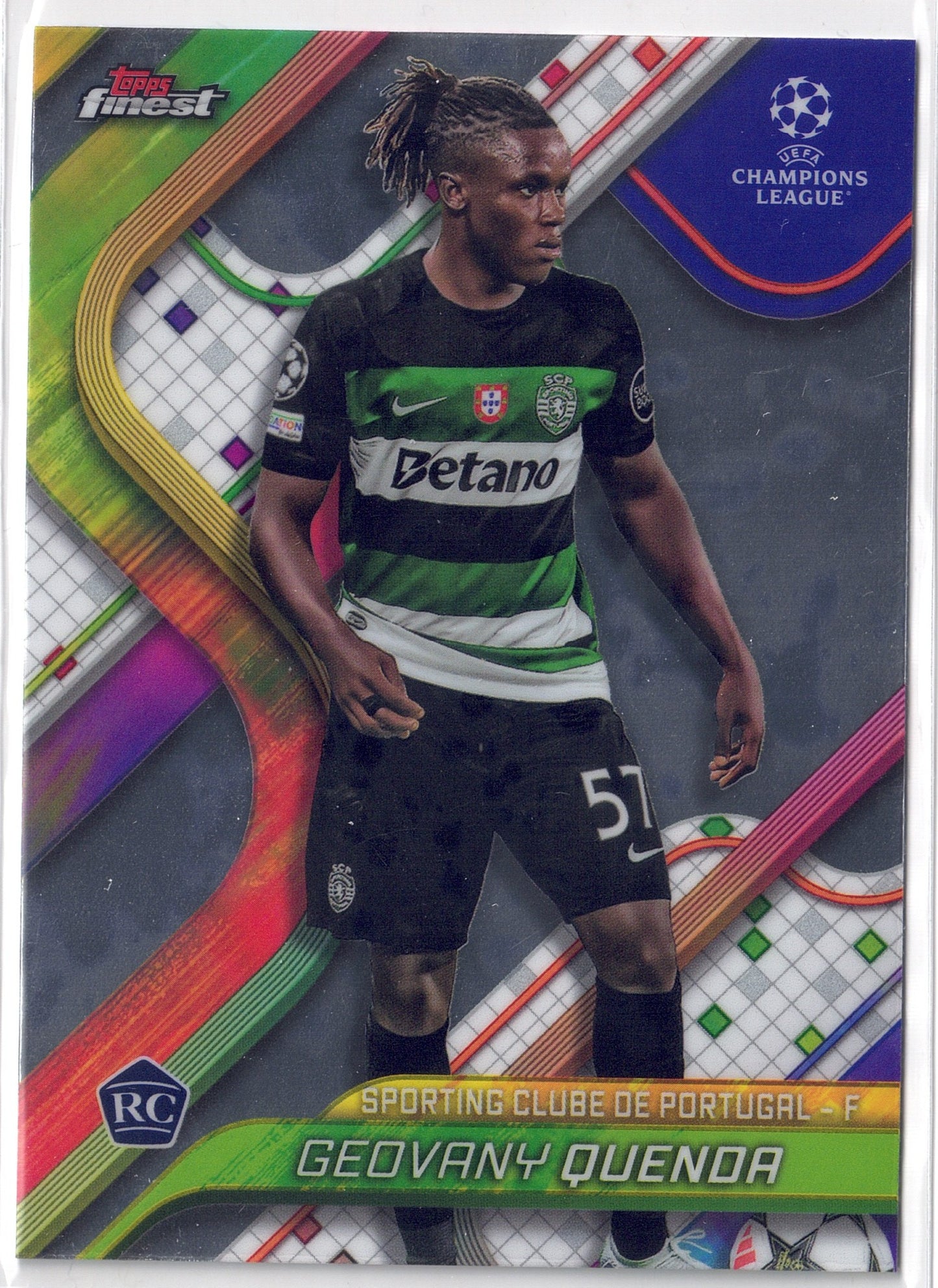 2024-25 Topps Finest #116 Geovany Quenda RC