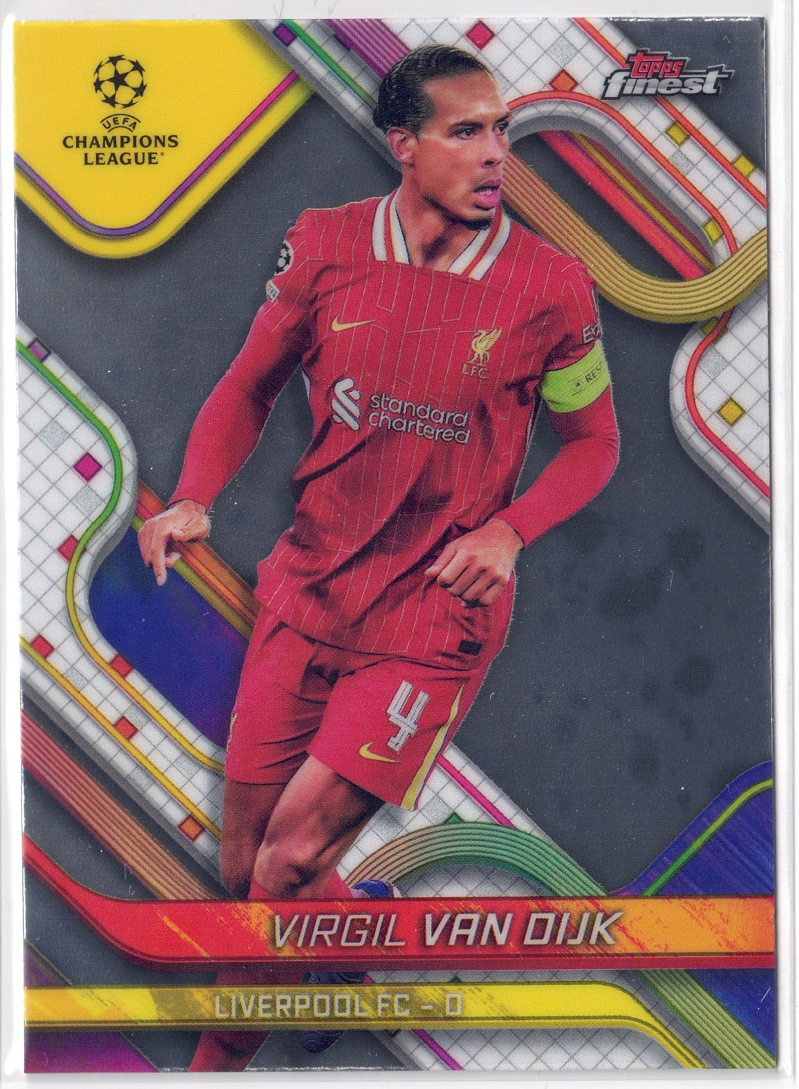 2024-25 Topps Finest #120 Virgil van Dijk