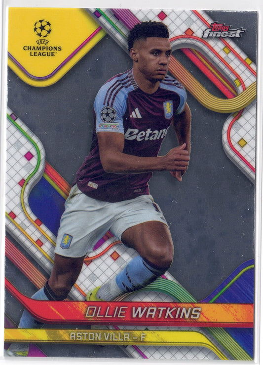 2024-25 Topps Finest #122 Ollie Watkins