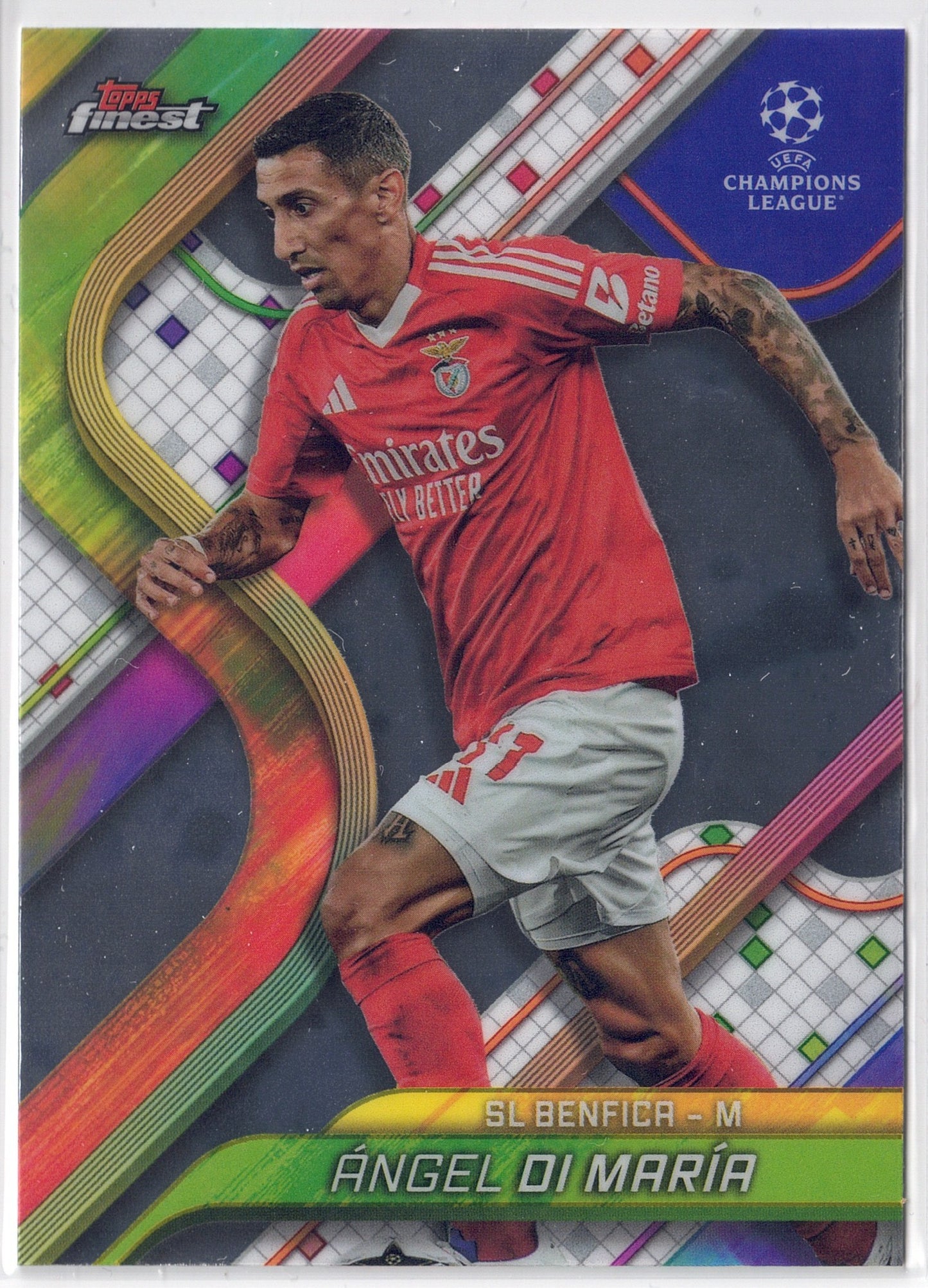 2024-25 Topps Finest #126 Angel Di Maria