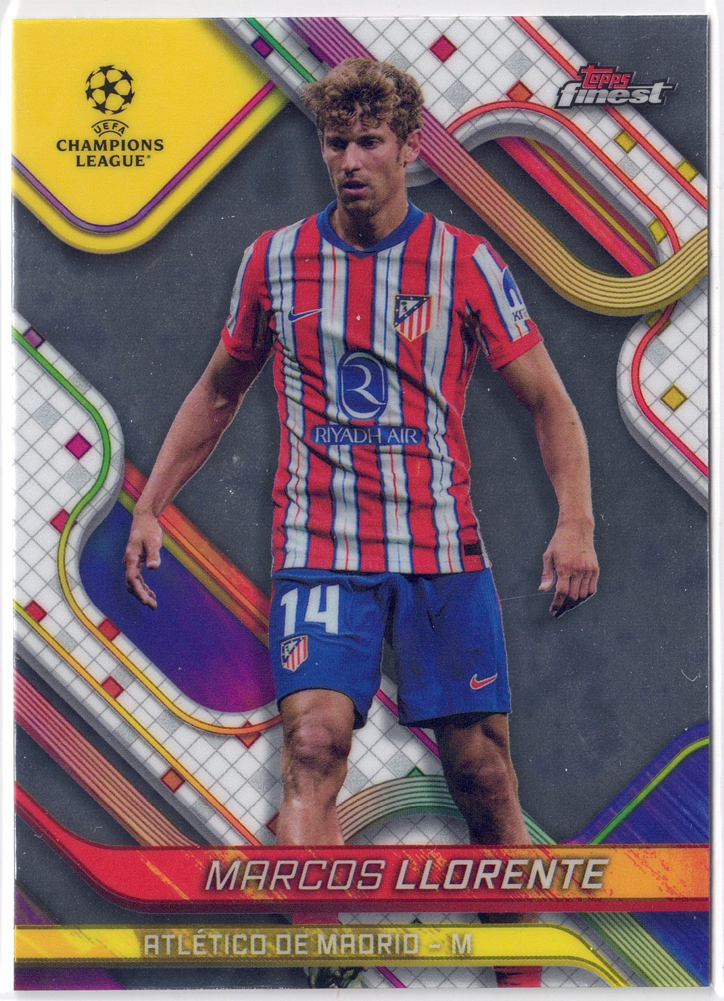 2024-25 Topps Finest #127 Marcos Llorente