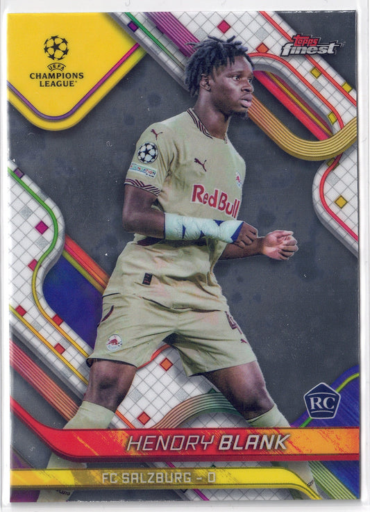 2024-25 Topps Finest #128 Hendry Blank RC