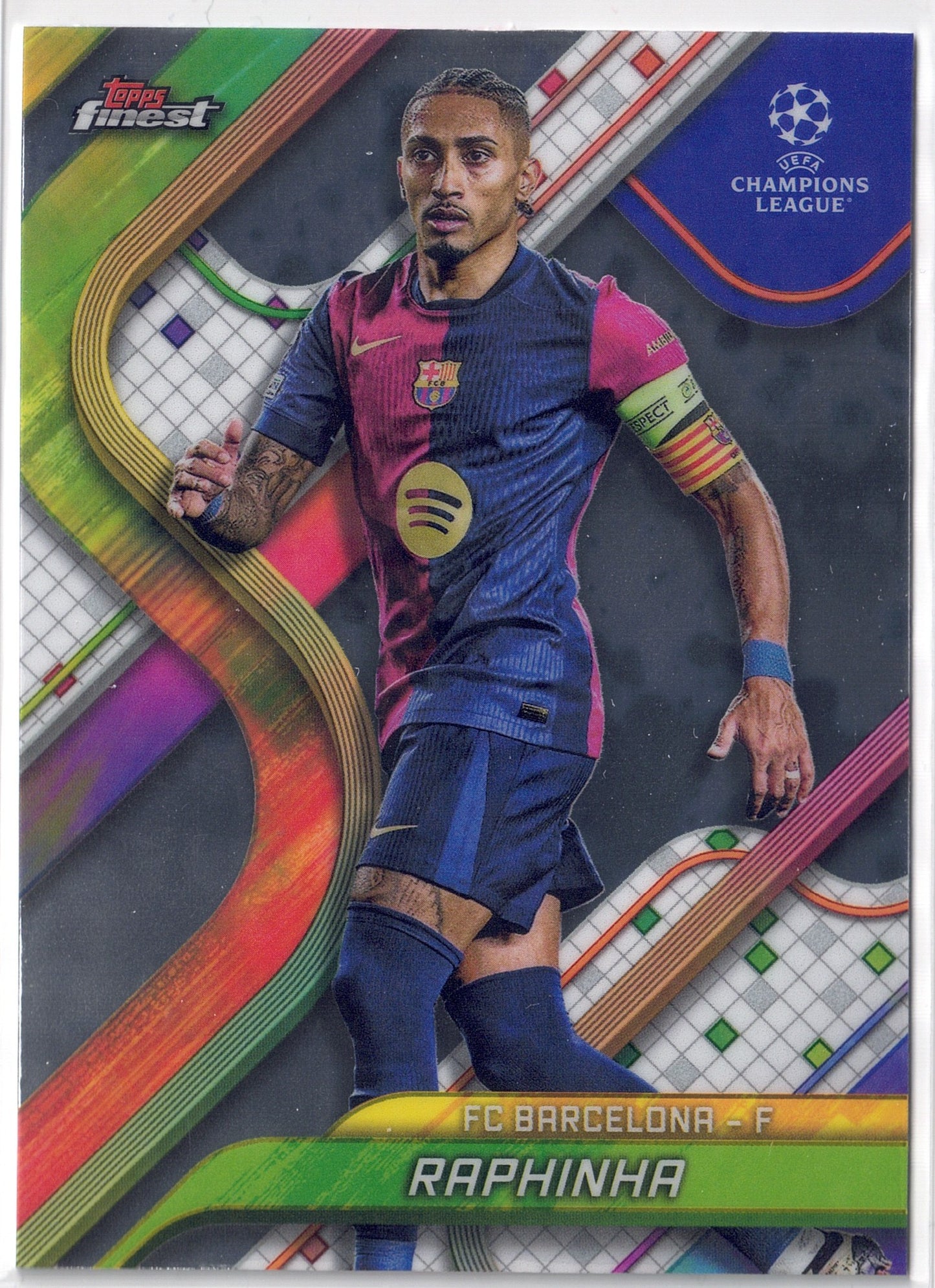 2024-25 Topps Finest #132 Raphinha