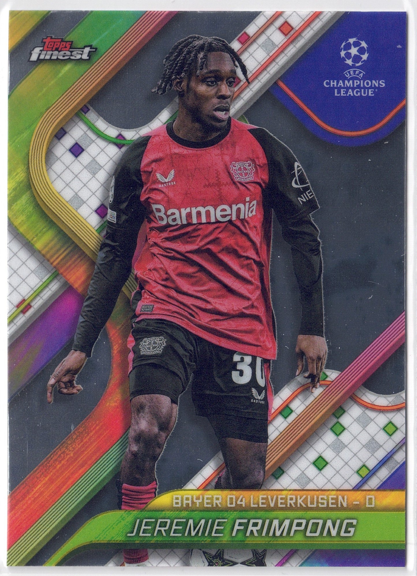2024-25 Topps Finest #133 Jeremie Frimpong