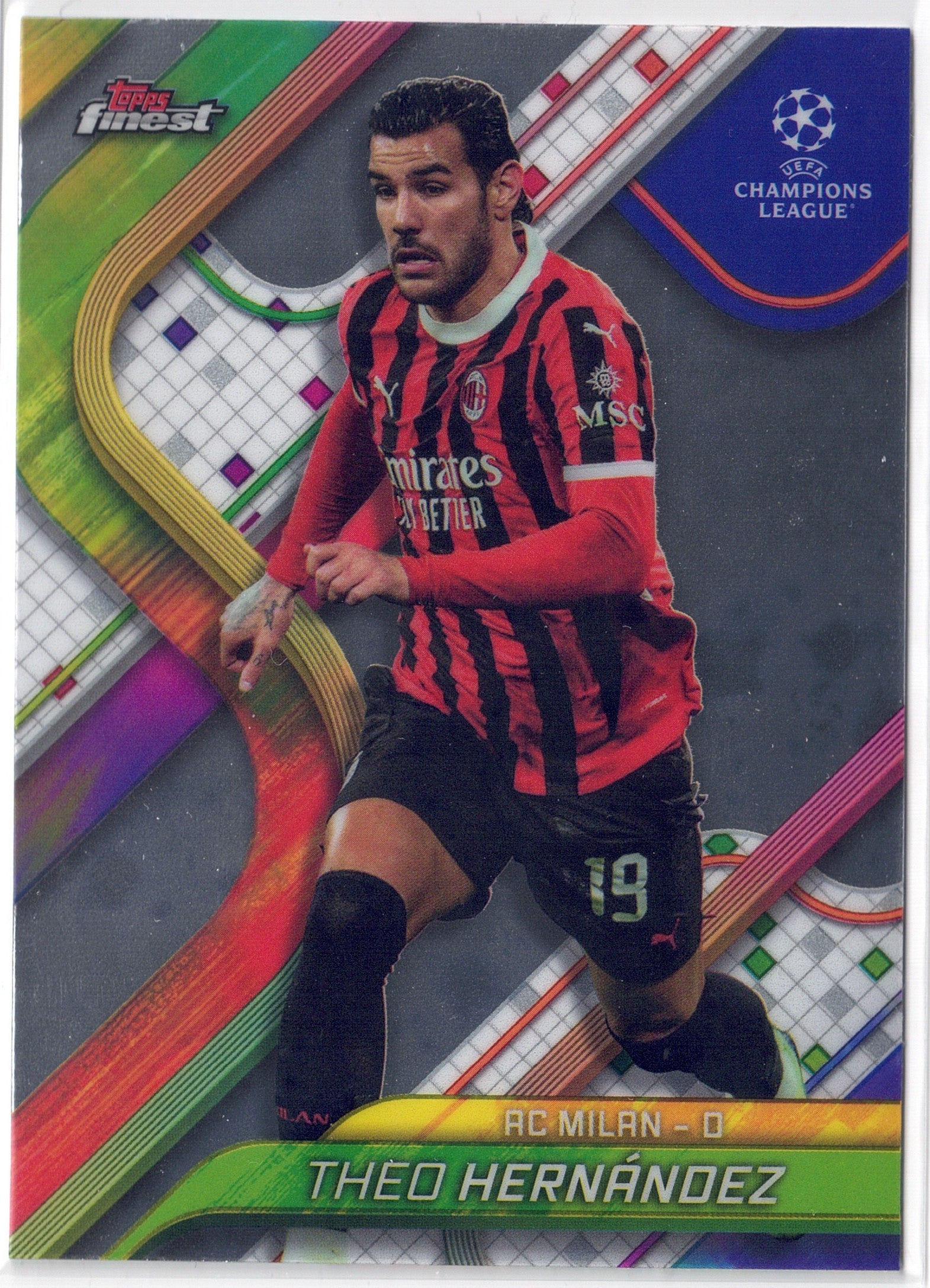 2024-25 Topps Finest #143 Theo Hernandez