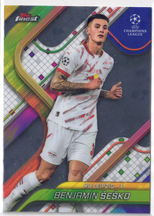 2024-25 Topps Finest #146 Benjamin Sesko