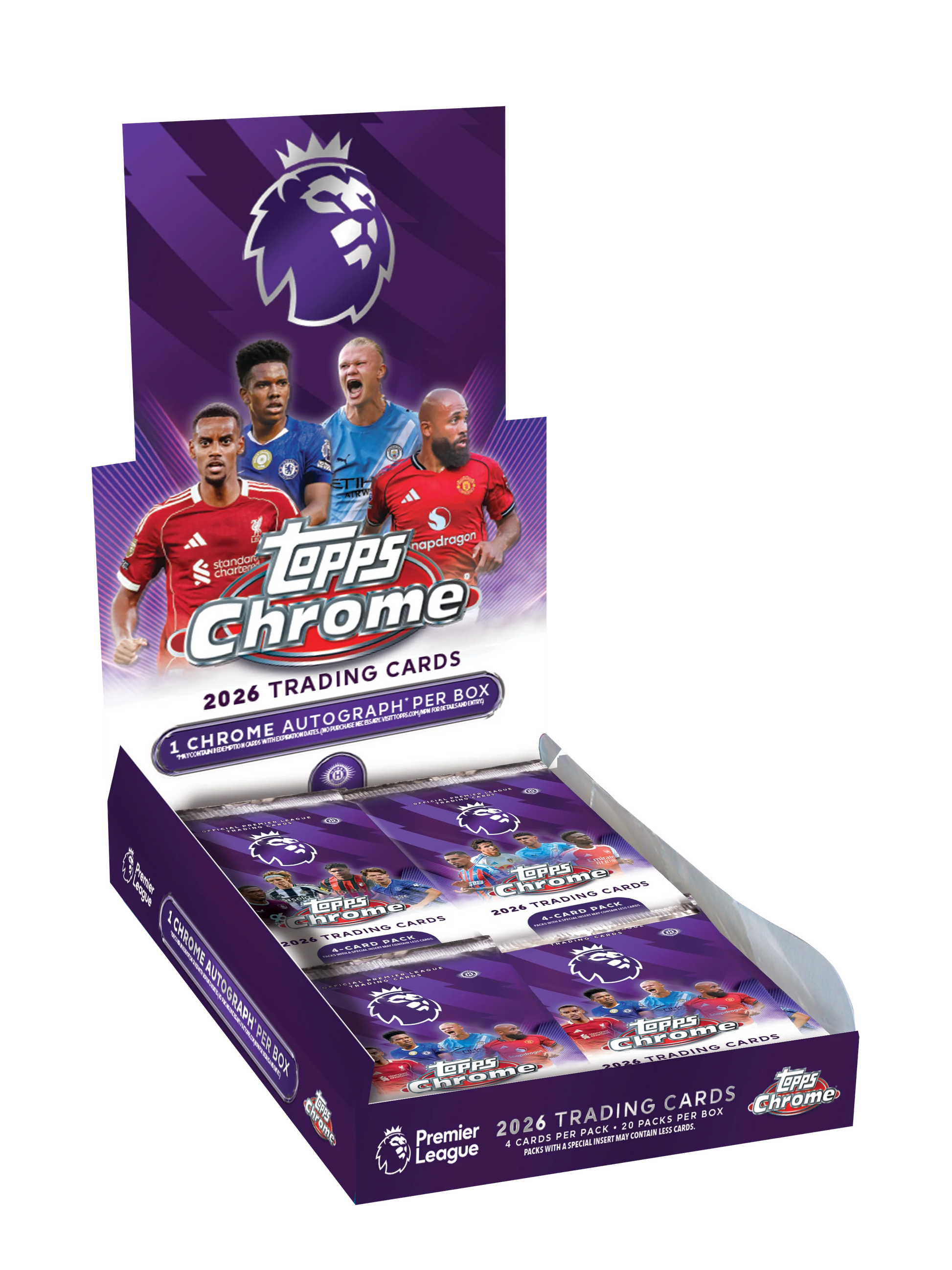 2025-26 Topps Chrome Premier League Hobby Box