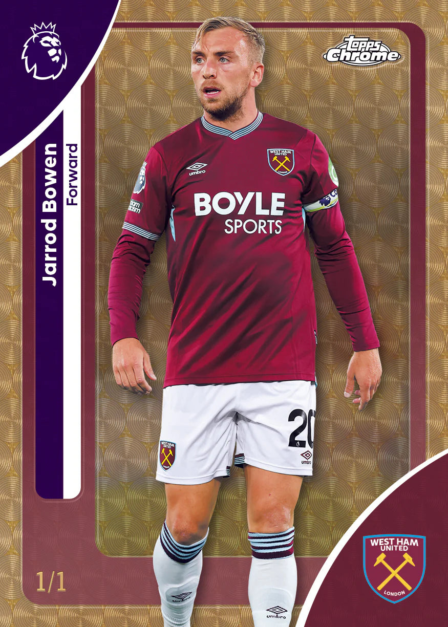 2025-26 Topps Chrome Premier League Superfractor promo