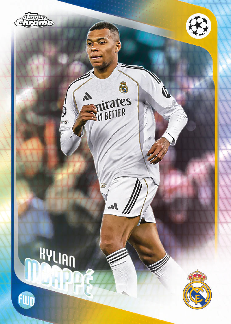 2025-26 Topps Chrome UCC Mbappe