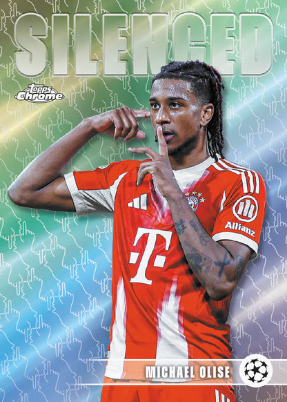 2025-26 Topps Chrome UCC Michael Olise Silenced