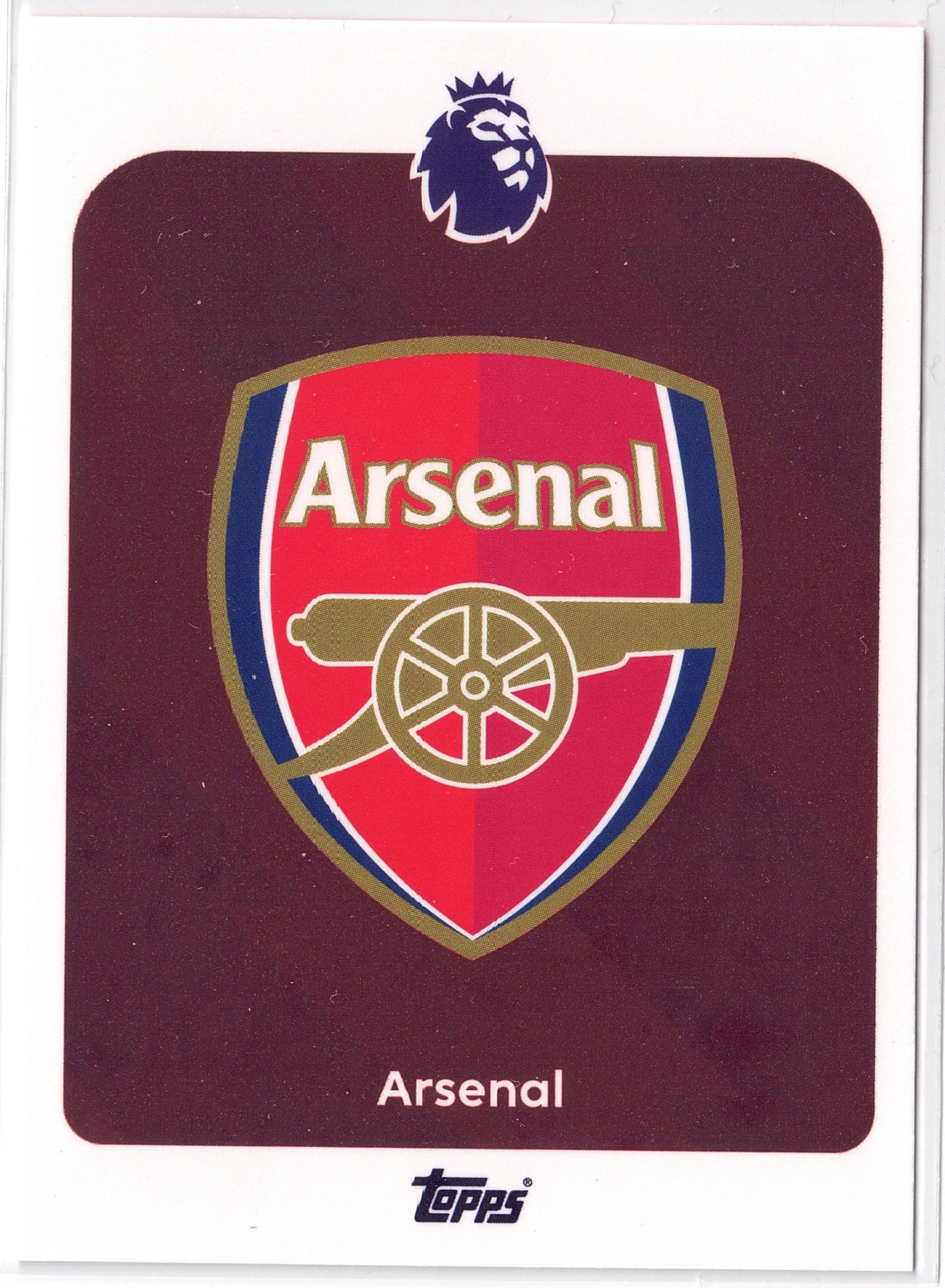 2025-26 Topps Premier League #001 Arsenal Logo