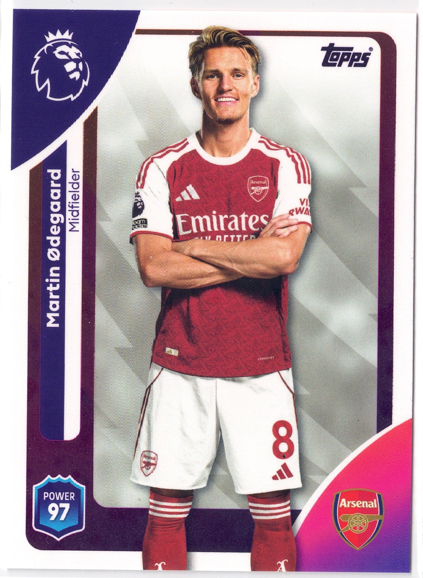 2025-26 Topps Premier League #010 Martin Ødegaard