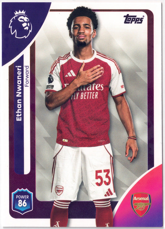 2025-26 Topps Premier League #011 Ethan Nwaneri
