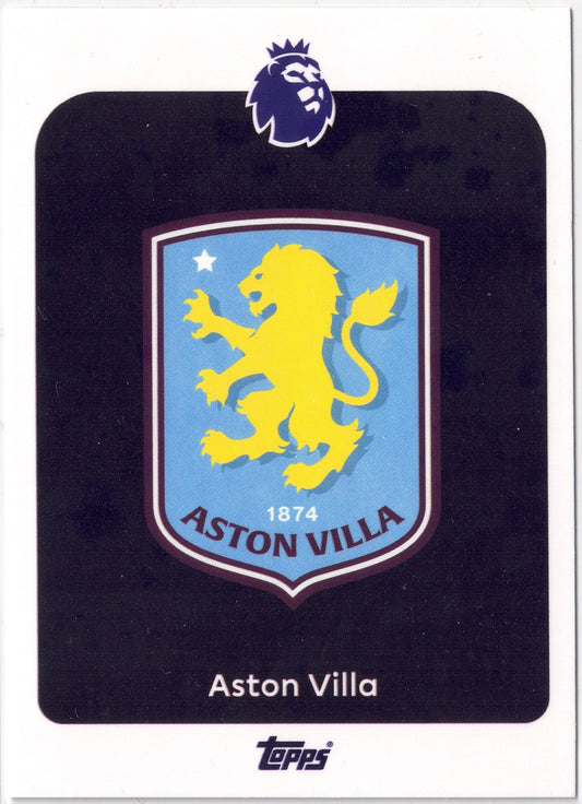 2025-26 Topps Premier League #019 Aston Villa Logo