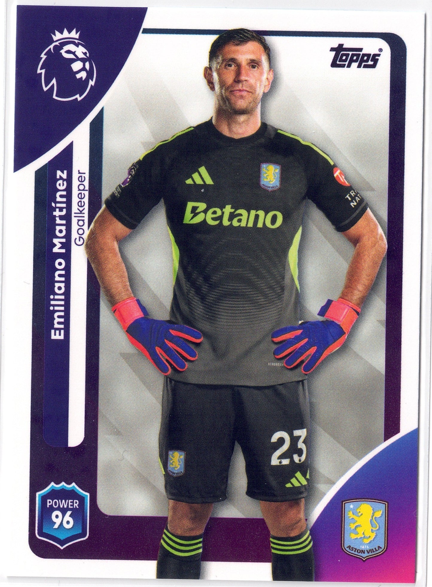 2025-26 Topps Premier League #020 Emiliano Martinez