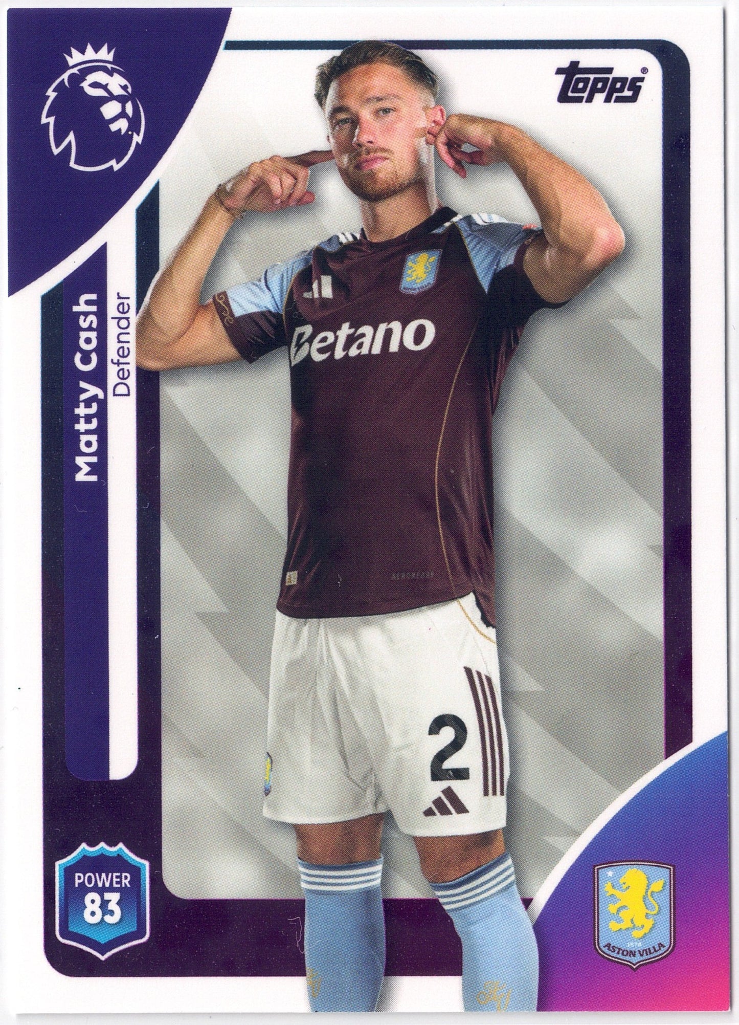 2025-26 Topps Premier League #023 Matty Cash