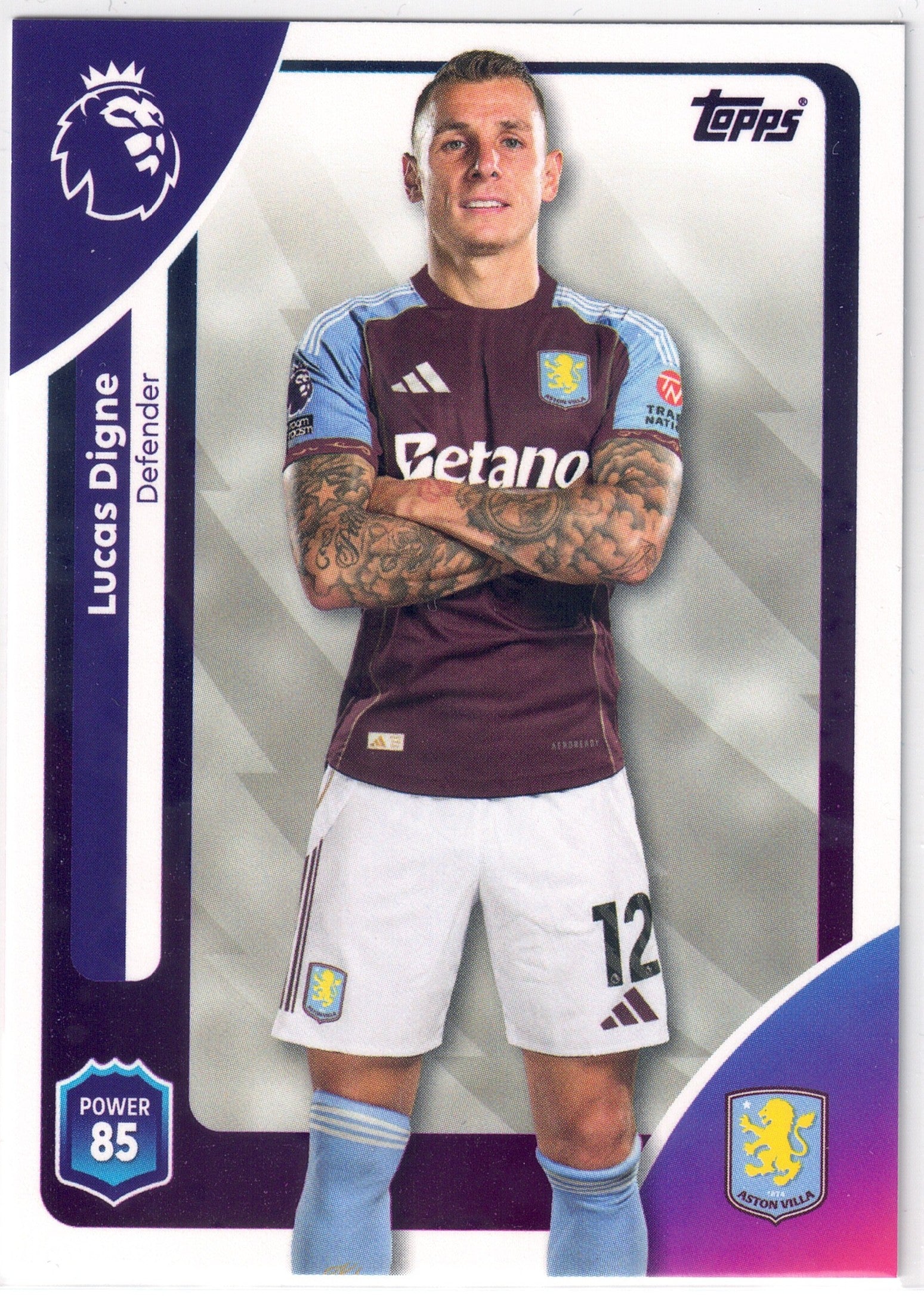 2025-26 Topps Premier League #024 Lucas Digne