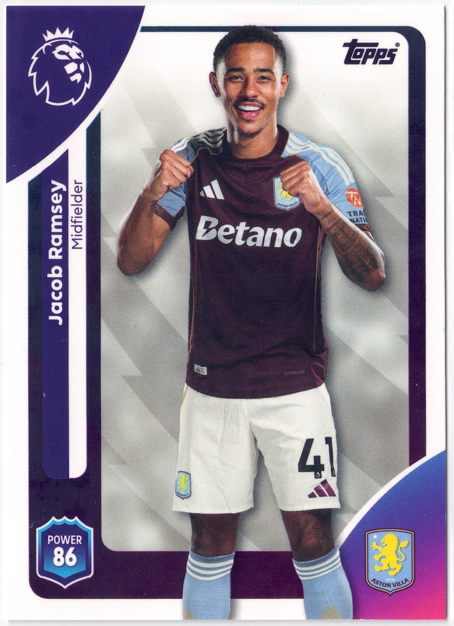 2025-26 Topps Premier League #029 Jacob Ramsey