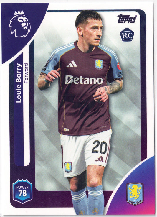 2025-26 Topps Premier League #031 Louie Barry RC