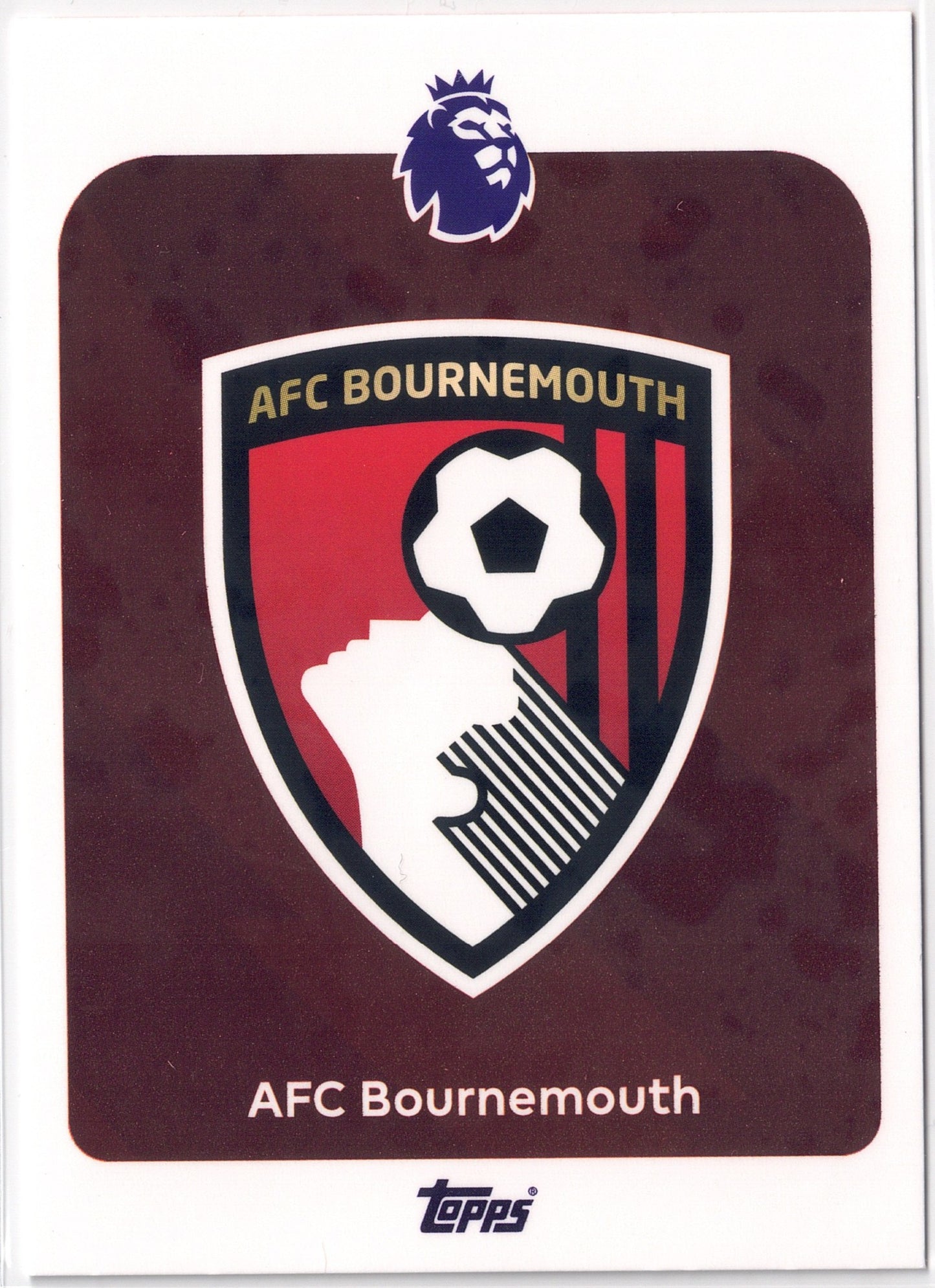 2025-26 Topps Premier League #037 AFC Bournemouth Logo