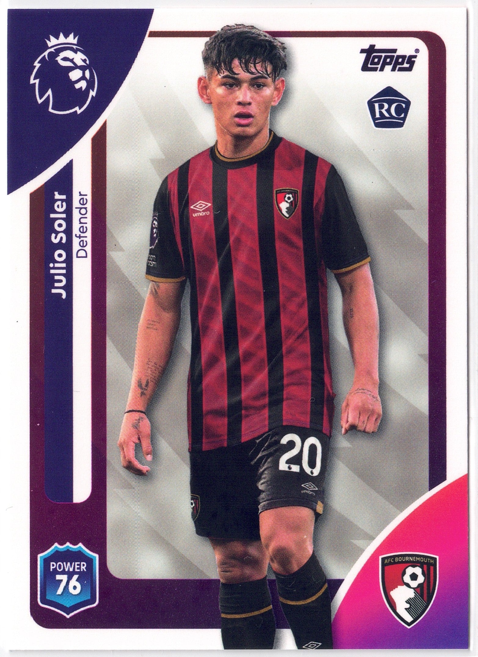 2025-26 Topps Premier League #041 Julio Soler RC