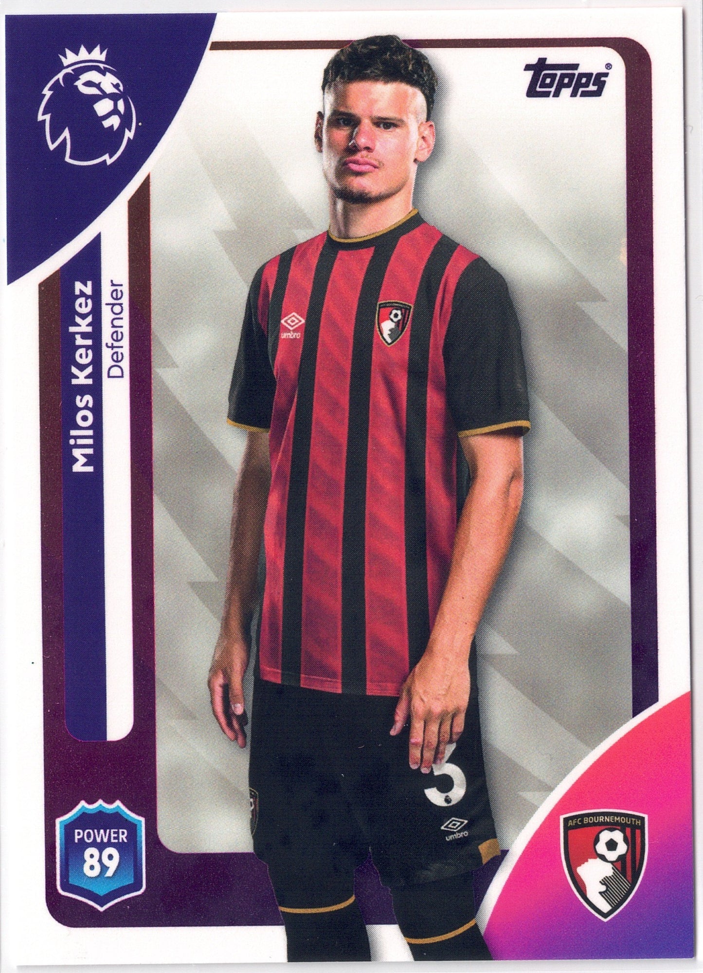 2025-26 Topps Premier League #042 Milos Kerkez