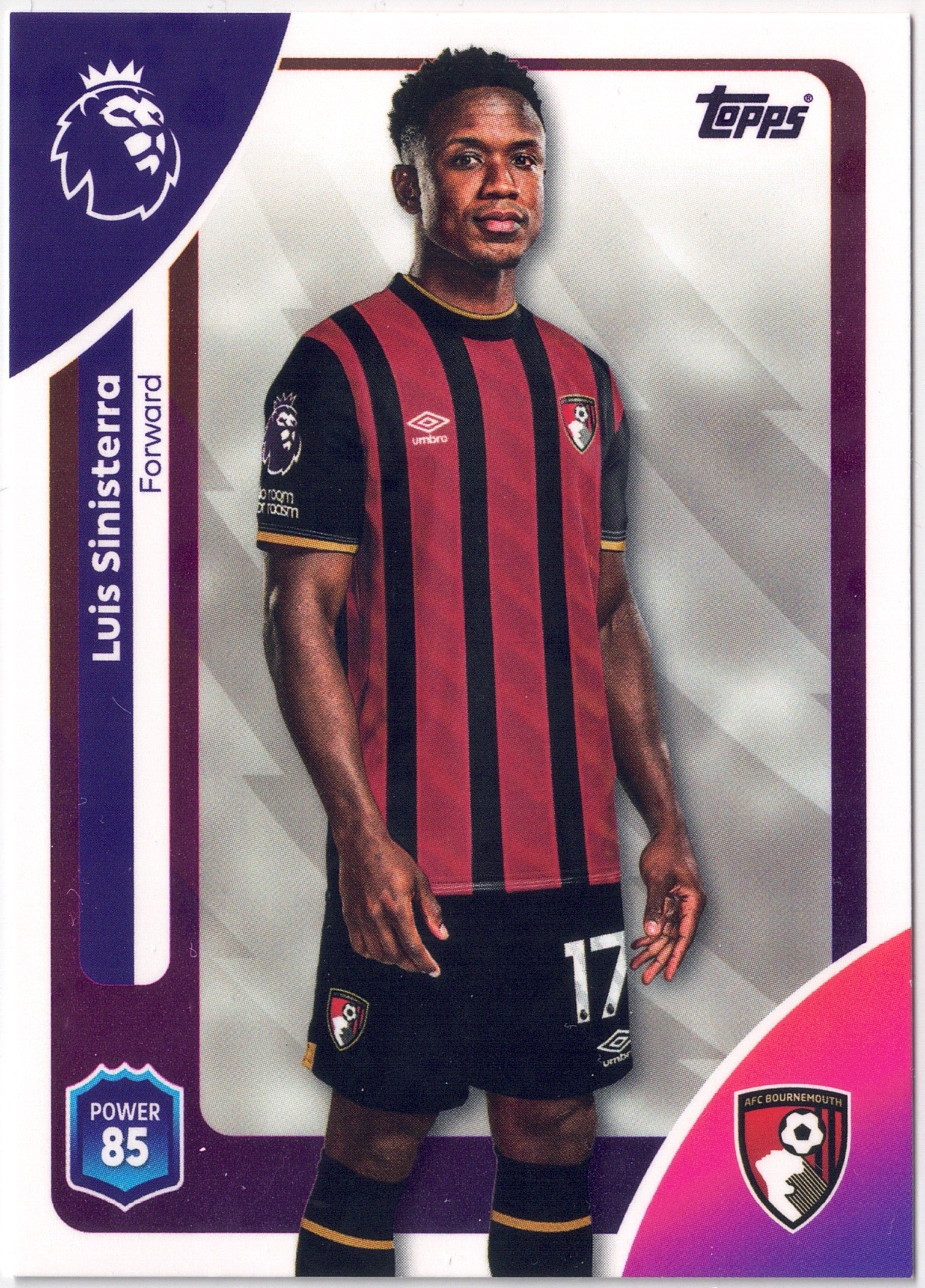 2025-26 Topps Premier League #046 Luis Sinisterra
