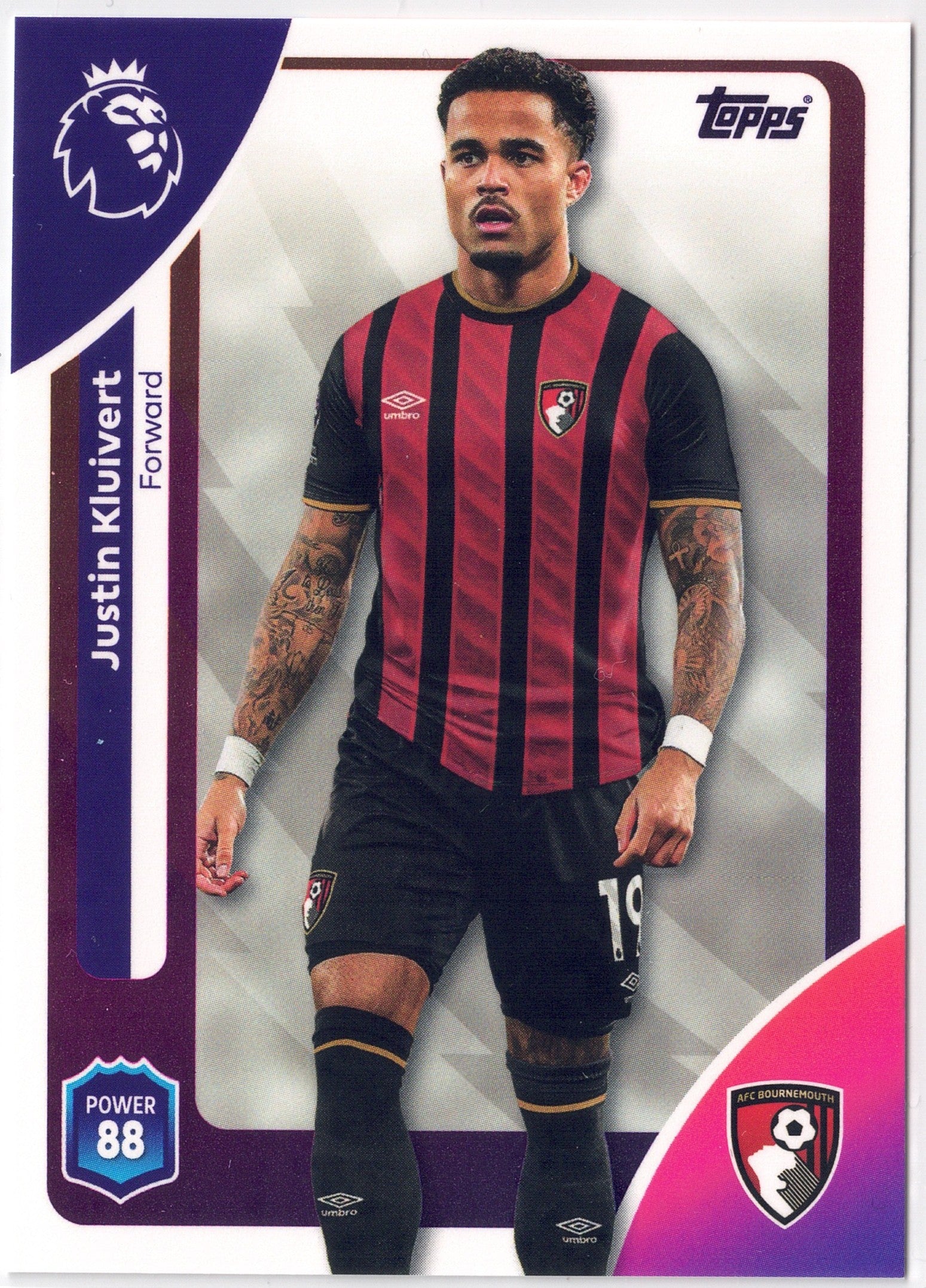 2025-26 Topps Premier League #048 Justin Kluivert