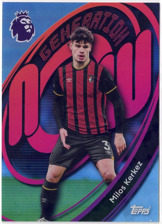 2025-26 Topps Premier League #052 Milos Kerkez Generation Now