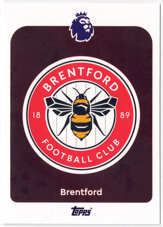 2025-26 Topps Premier League #055 Brentford Logo