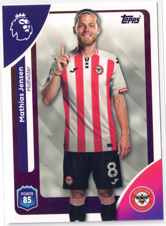 2025-26 Topps Premier League #061 Mathias Jensen
