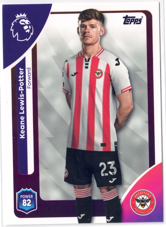 2025-26 Topps Premier League #066 Keane Lewis-Potter