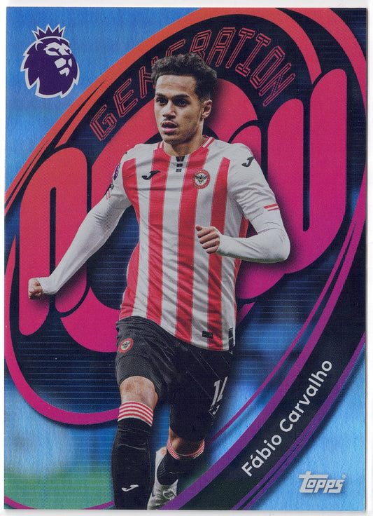 2025-26 Topps Premier League #070 Fabio Carvalho Generation Now