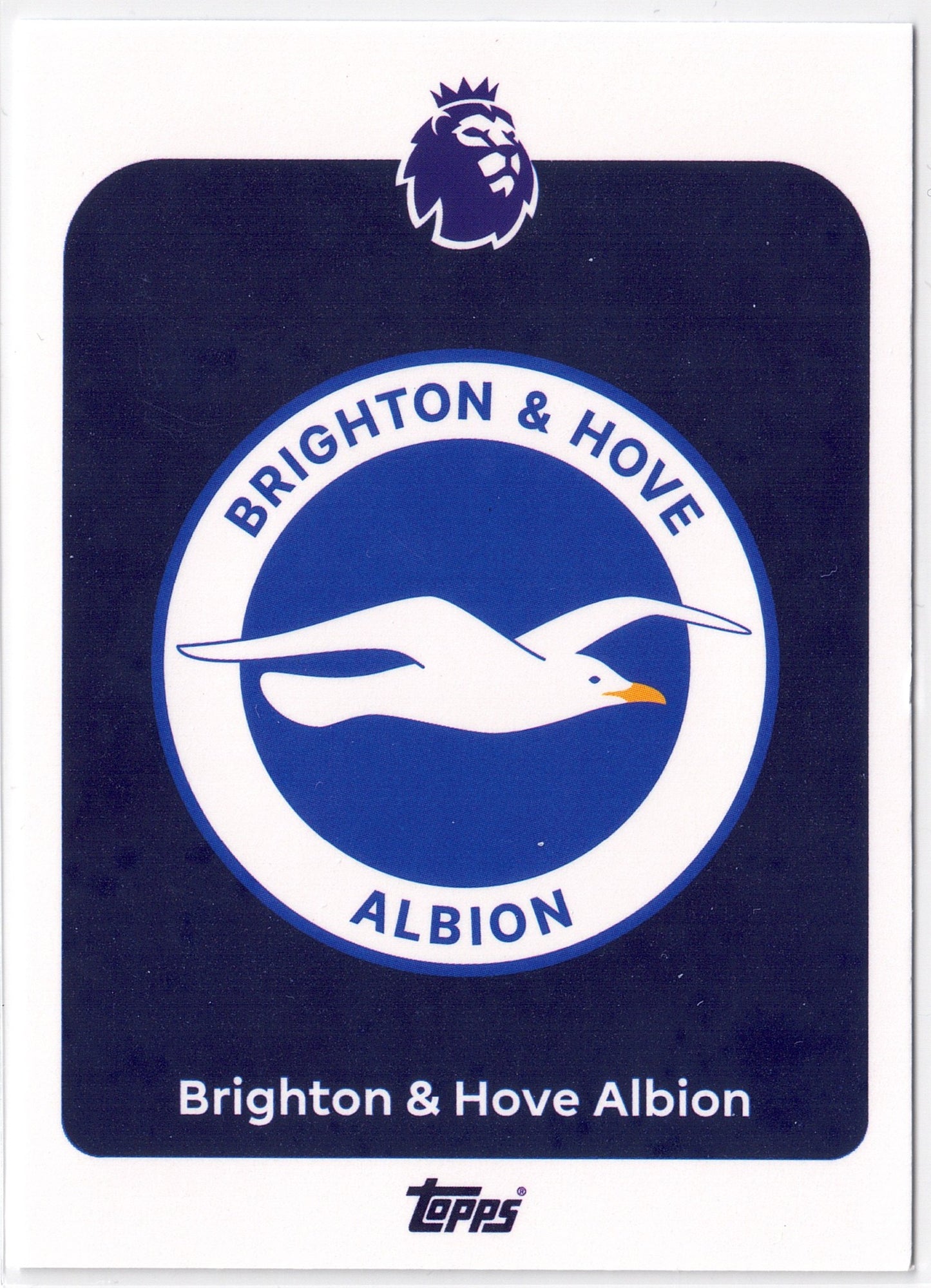 2025-26 Topps Premier League #073 Brighton & Hove Albion Logo