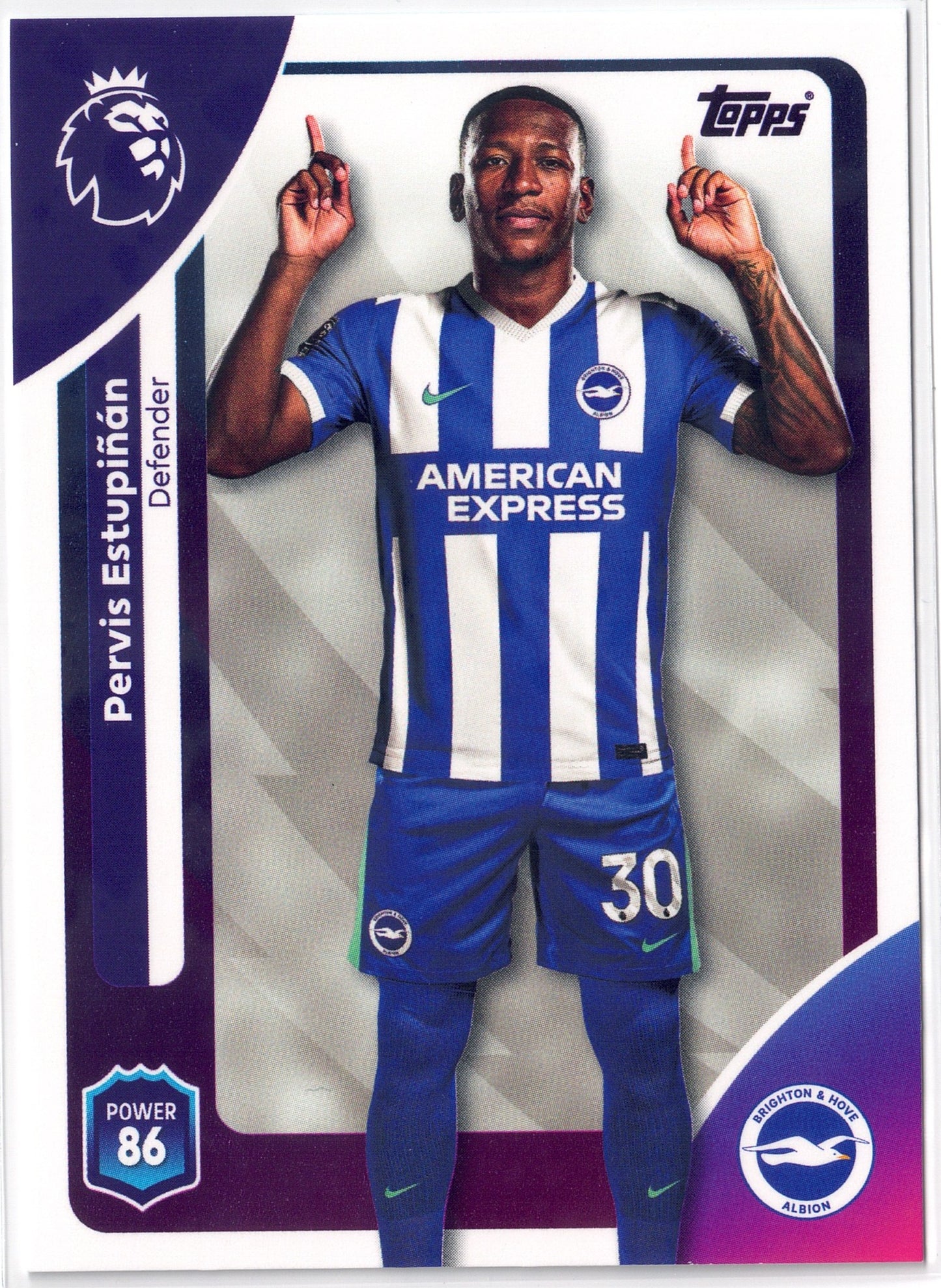 2025-26 Topps Premier League #076 Pervis Estupiñan