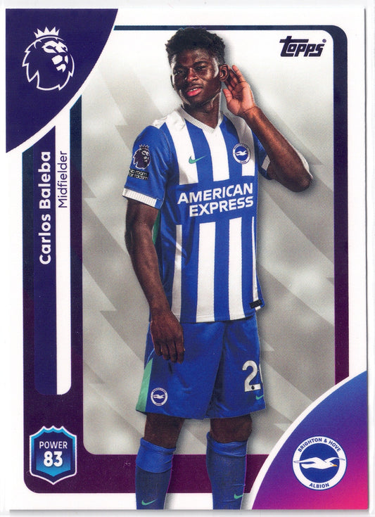 2025-26 Topps Premier League #080 Carlos Baleba