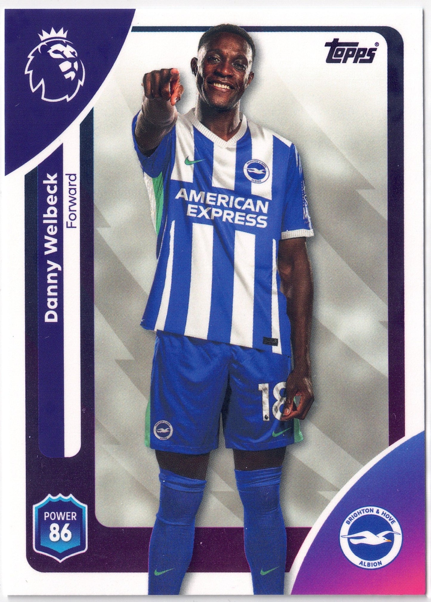 2025-26 Topps Premier League #085 Danny Welbeck