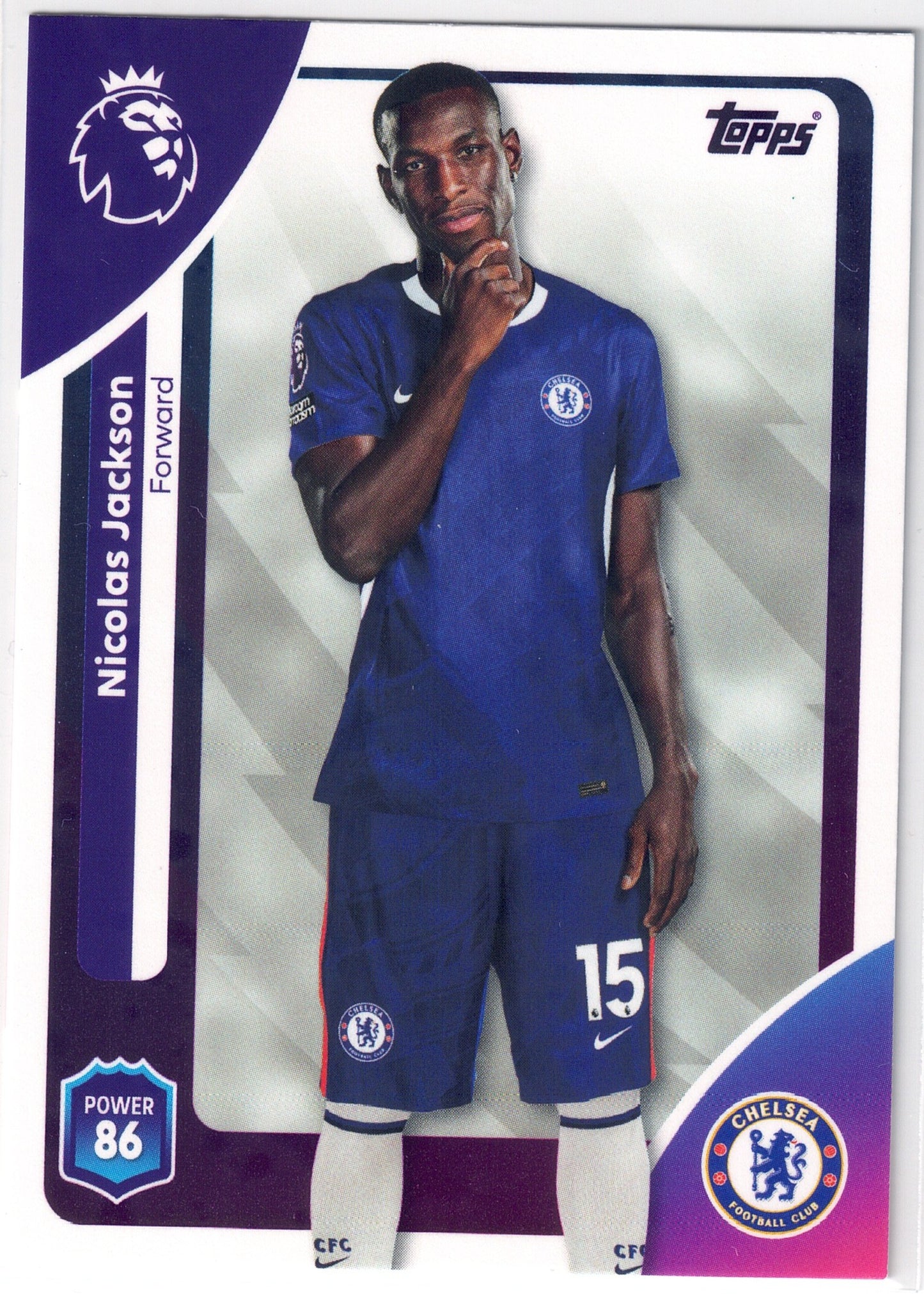 2025-26 Topps Premier League #104 Nicolas Jackson
