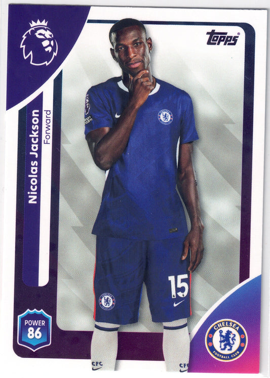 2025-26 Topps Premier League #104 Nicolas Jackson