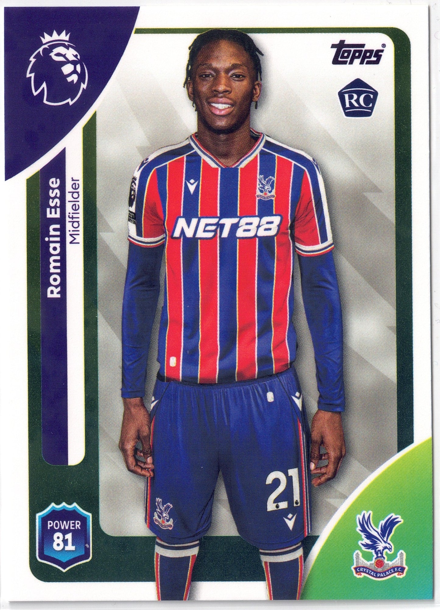 2025-26 Topps Premier League #118 Romain Esse RC