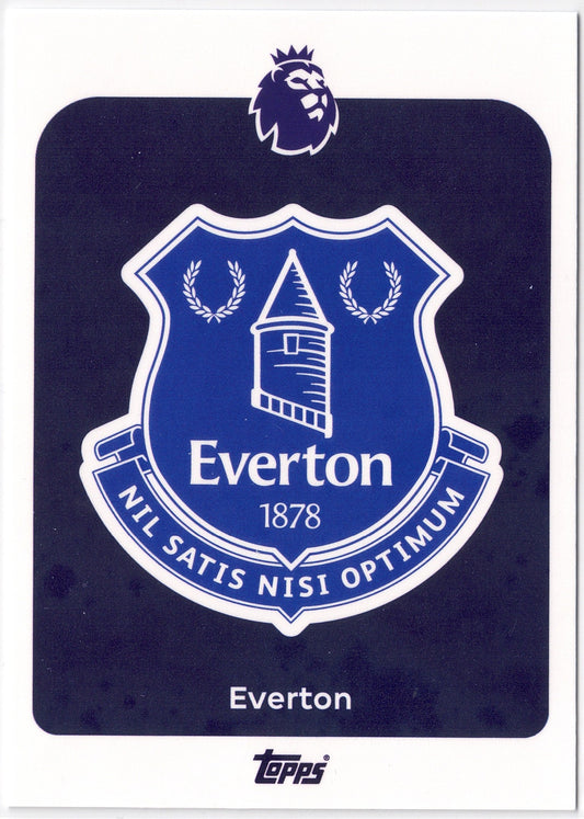 2025-26 Topps Premier League #127 Everton Logo