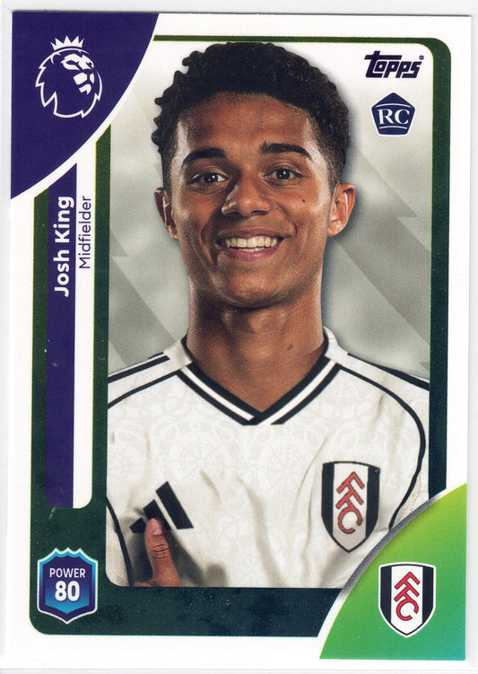2025-26 Topps Premier League #152 Josh King RC