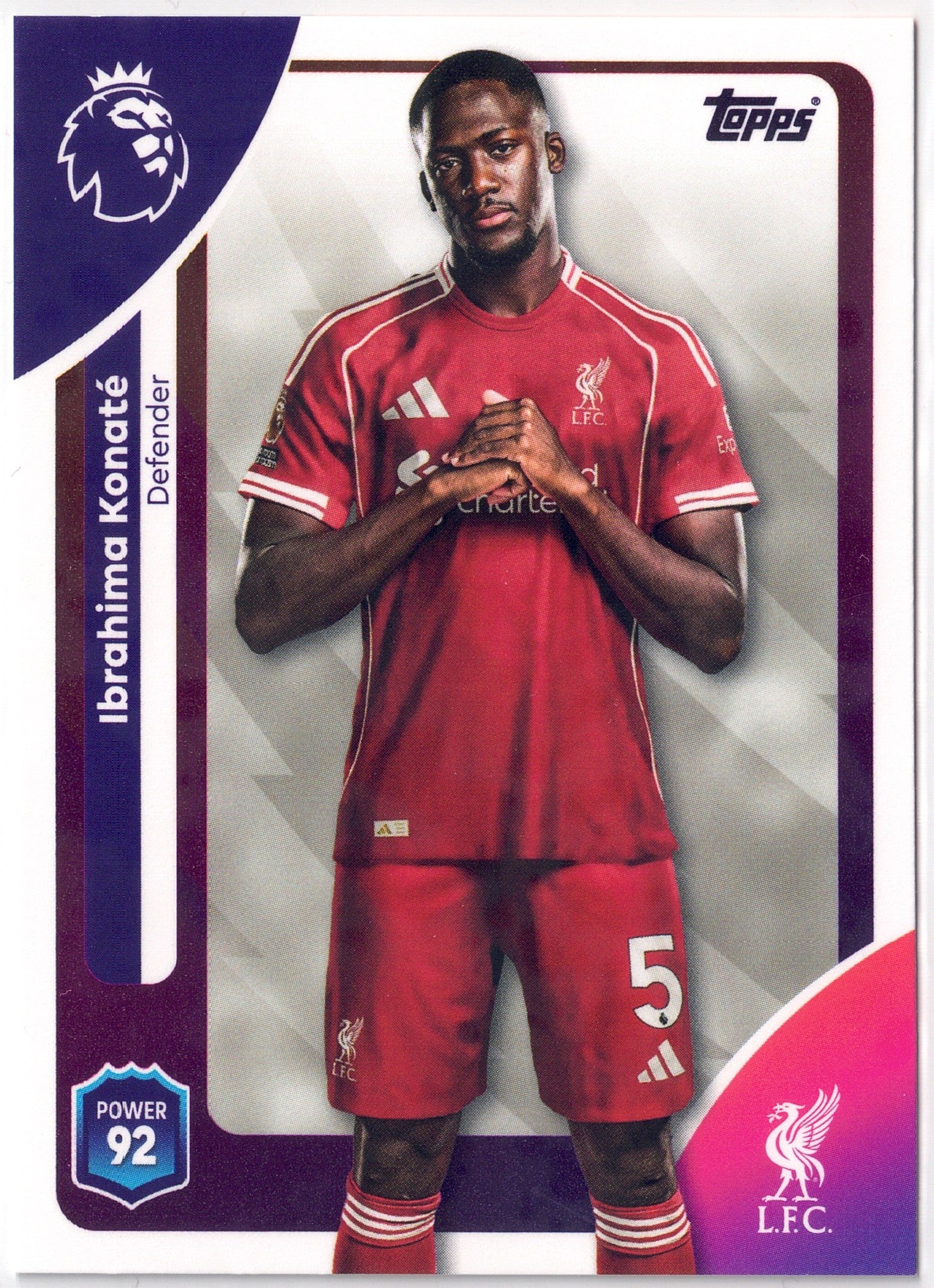 2025-26 Topps Premier League #166 Ibrahima Konate