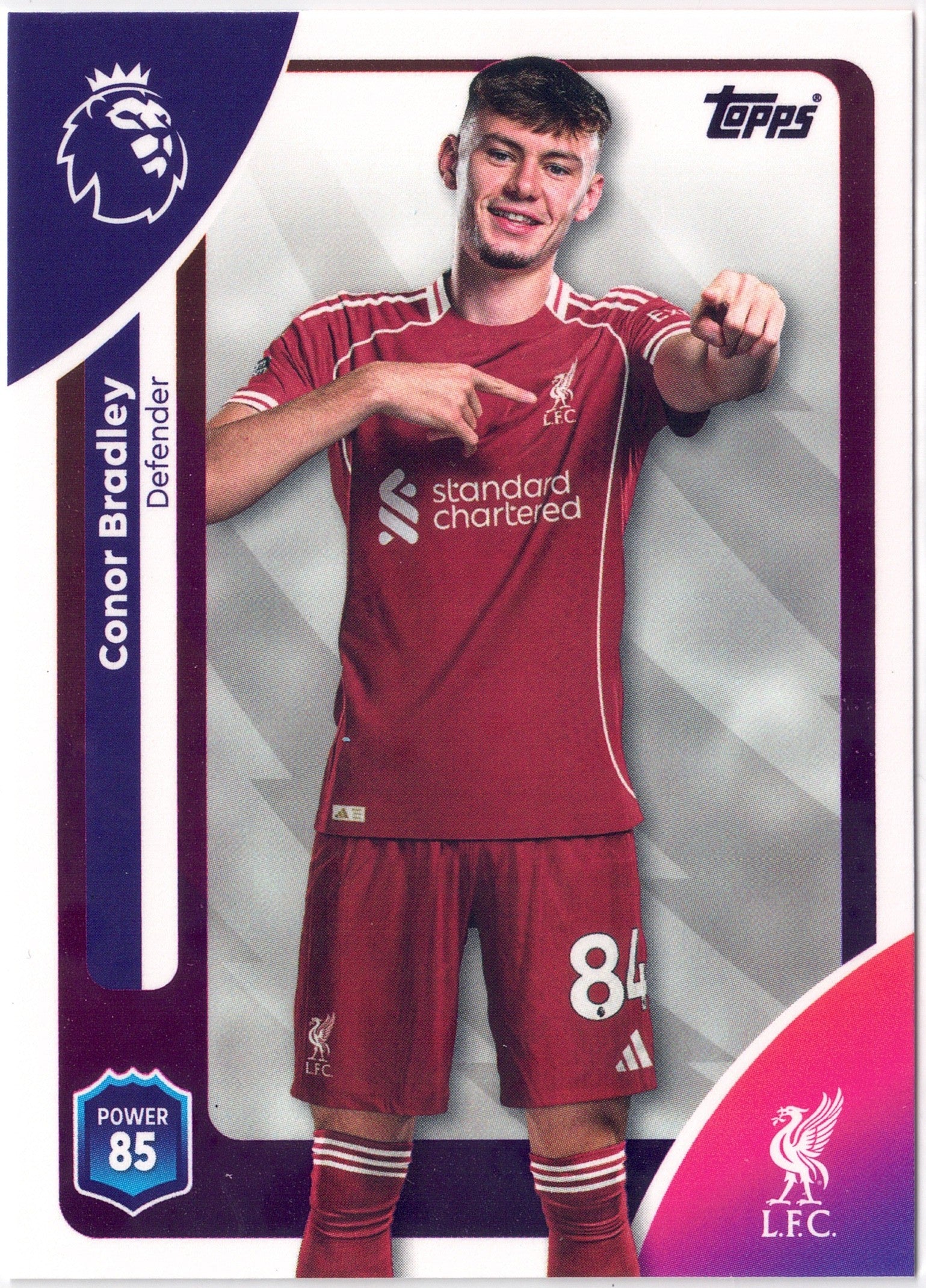 2025-26 Topps Premier League #168 Conor Bradley