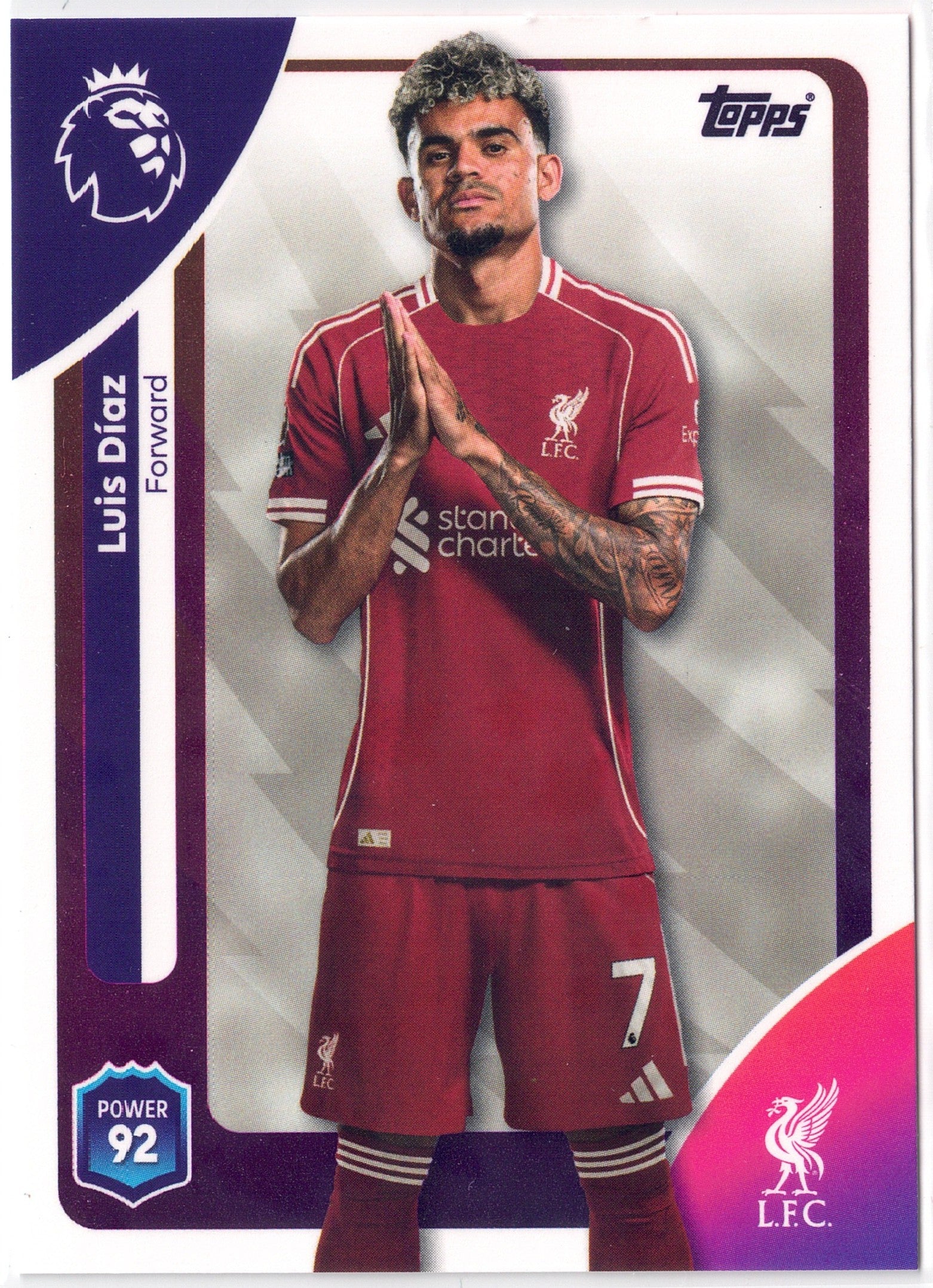 2025-26 Topps Premier League #173 Luis Diaz