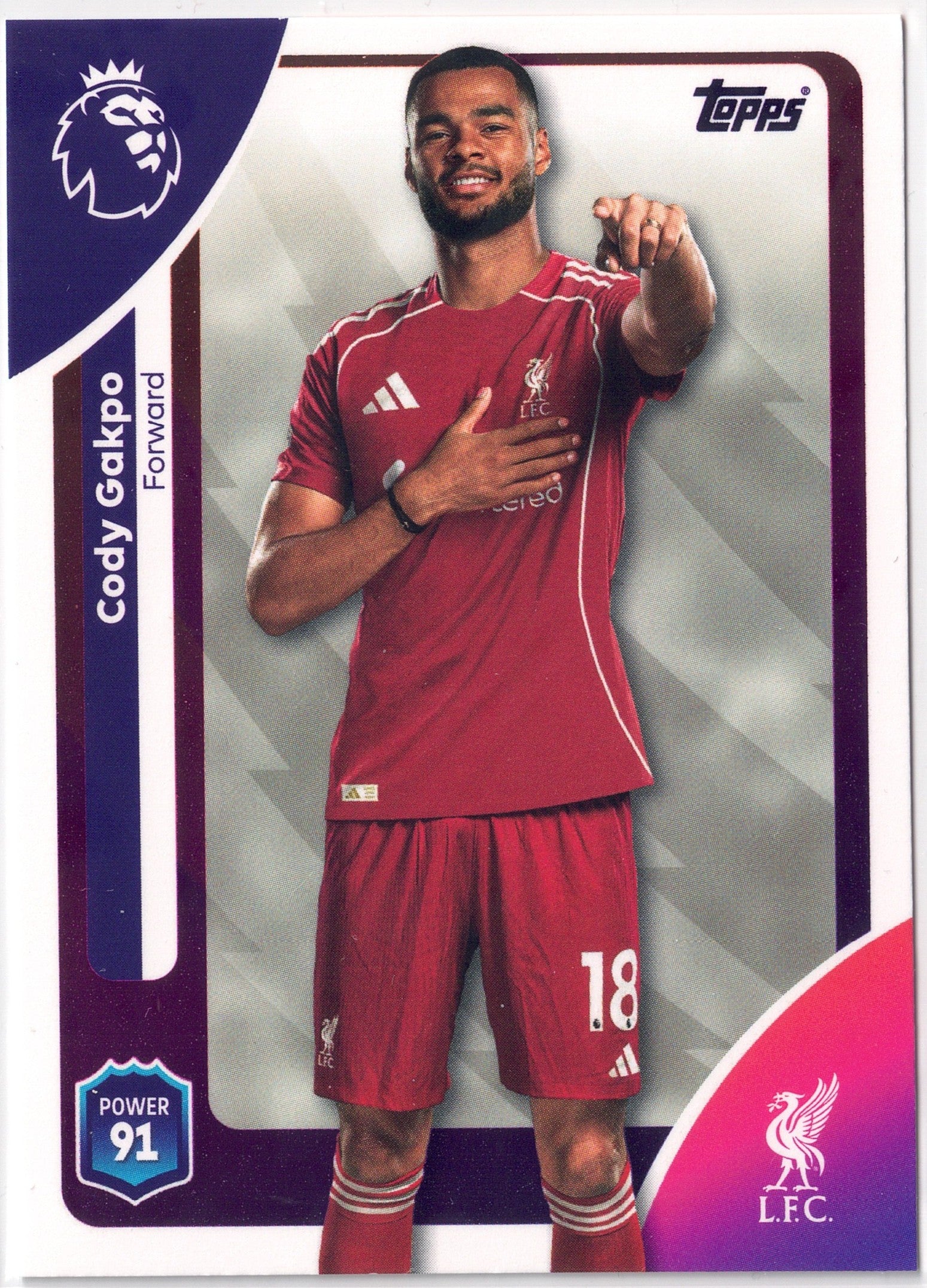 2025-26 Topps Premier League #175 Cody Gakpo