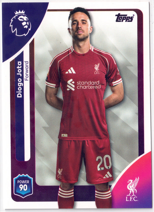 2025-26 Topps Premier League #176 Diogo Jota