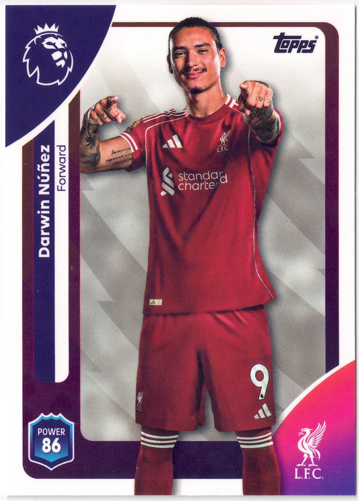 2025-26 Topps Premier League #177 Darwin Nuñez